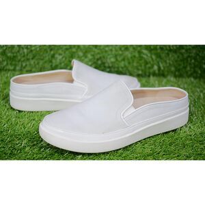 Vionic White Effortless Nubuck Slip-On - Women's Size 8.5